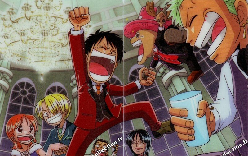 Anime Characters Celebrating — Red