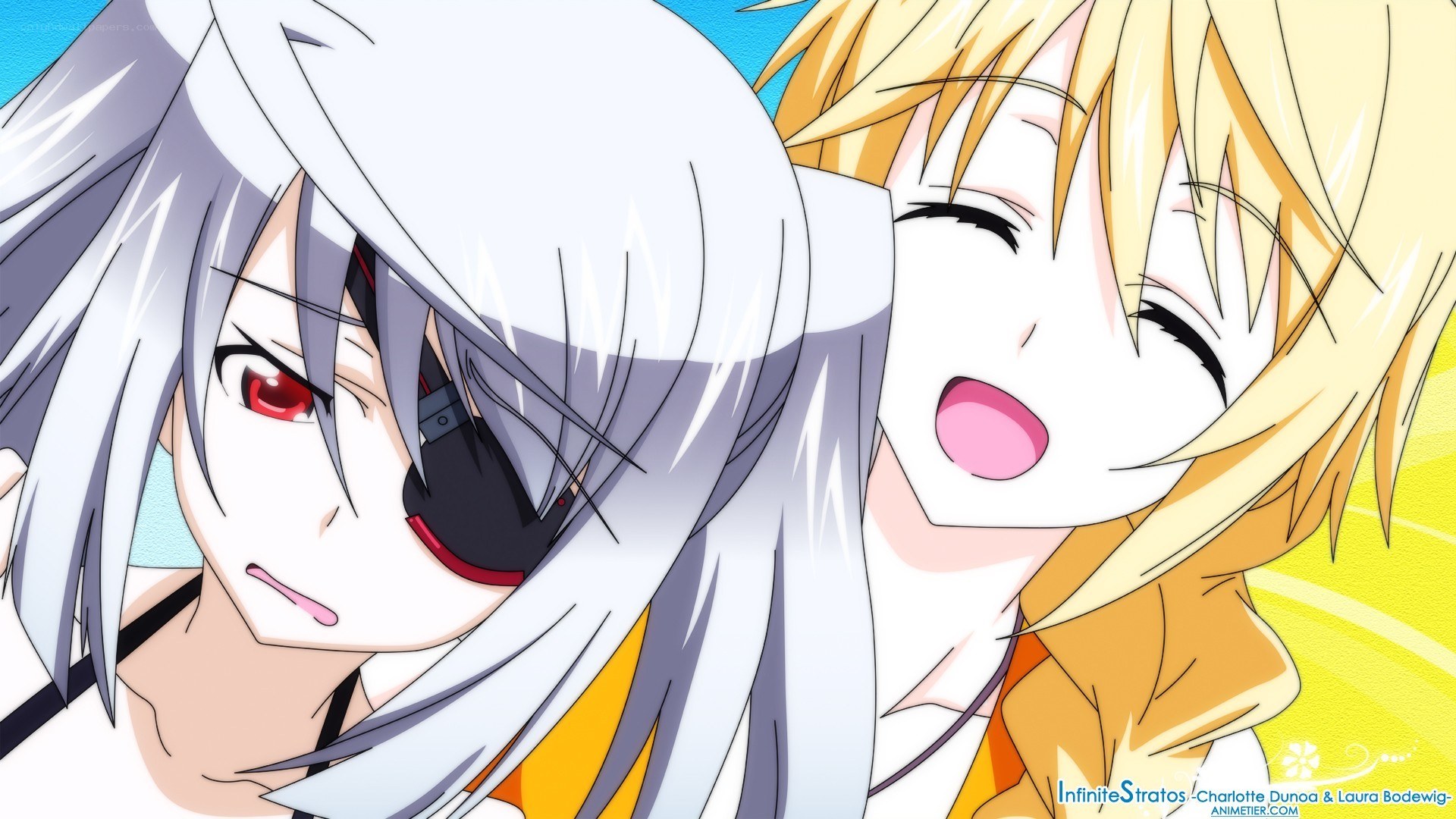 Anime characters Charlotte and Laura