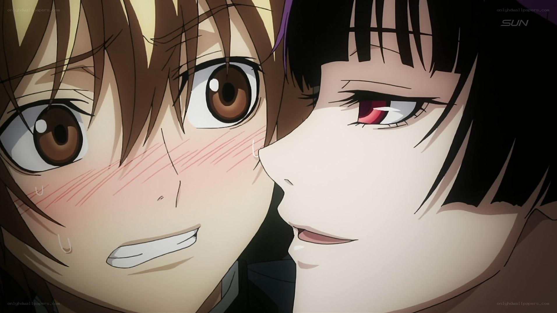 anime characters close-up