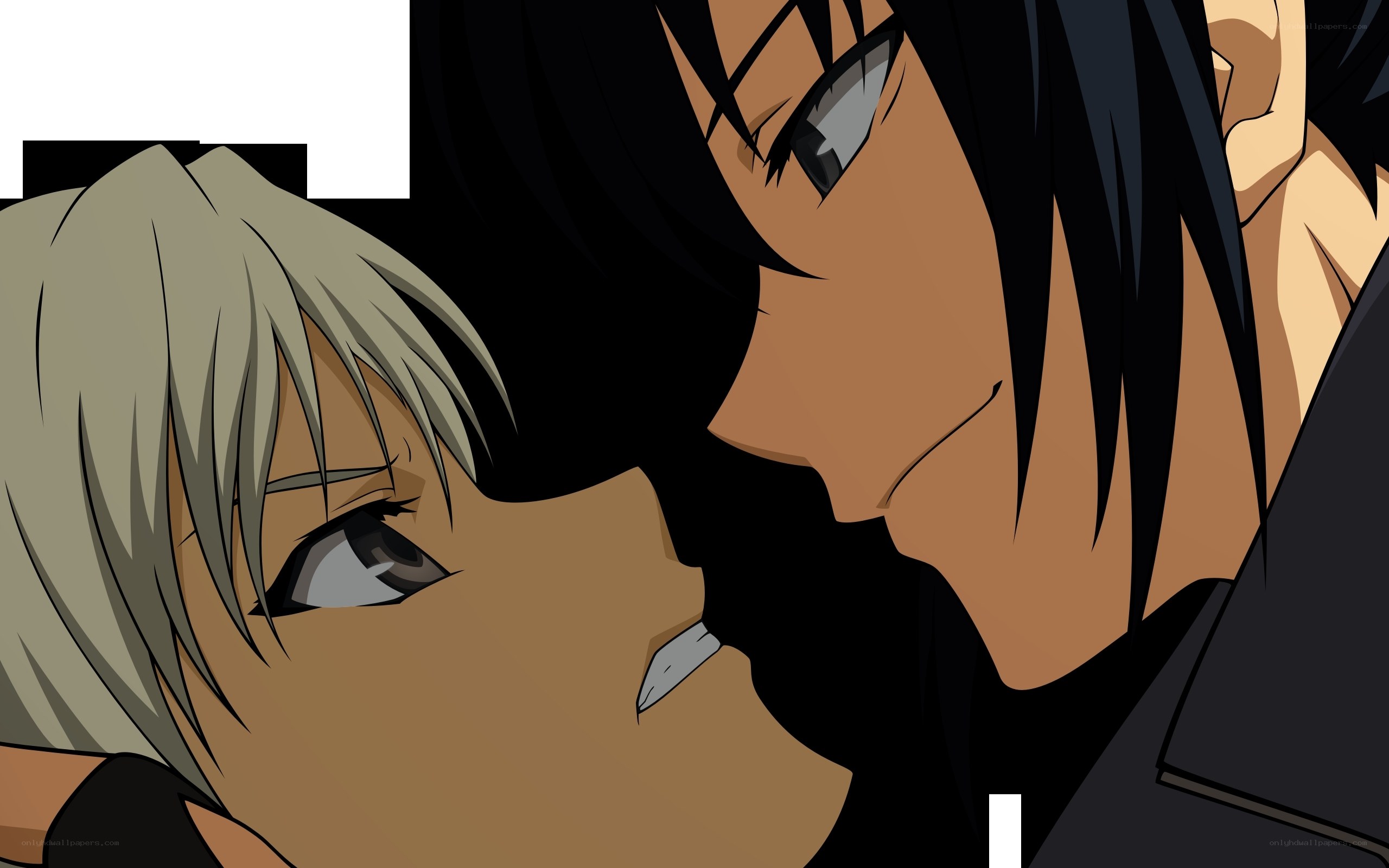 anime characters close-up