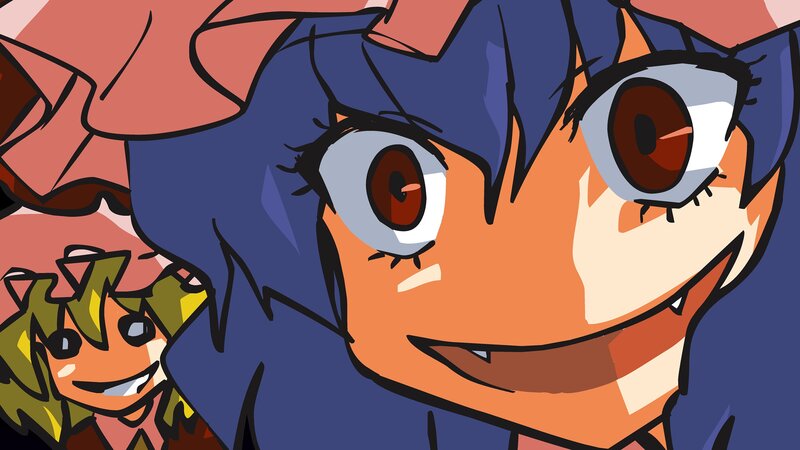 anime characters close-up