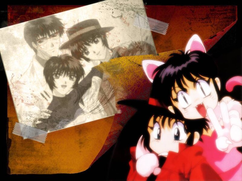 Anime characters collage