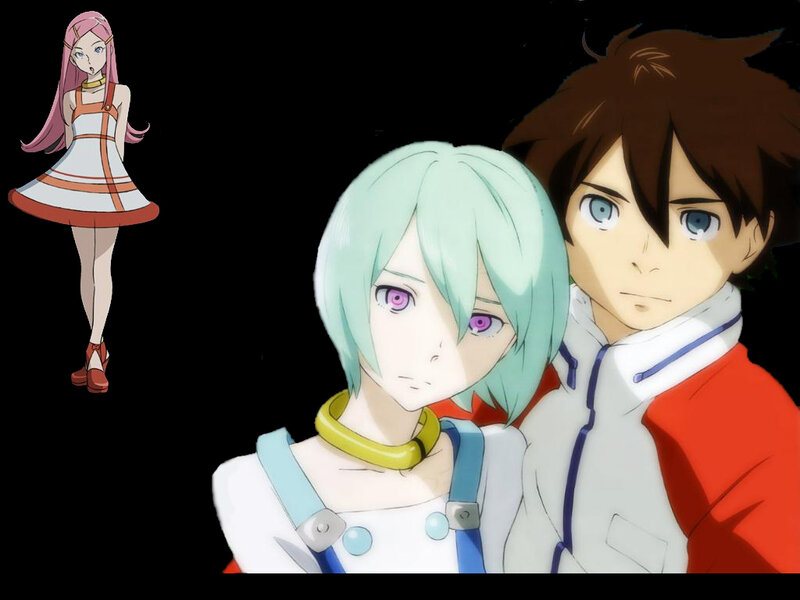anime characters collage