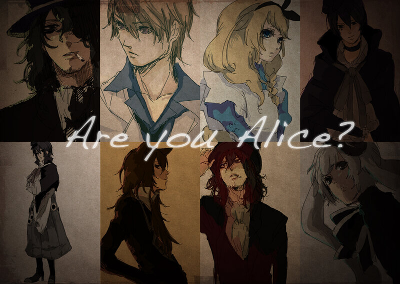 Anime Characters Collage — Brown