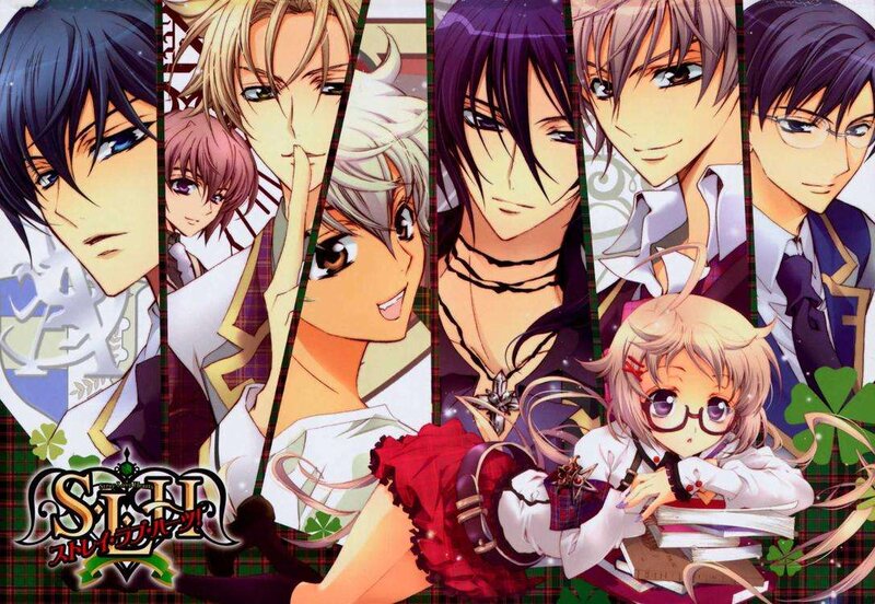 Anime Characters Collage — Purple, Dramatic, Manga