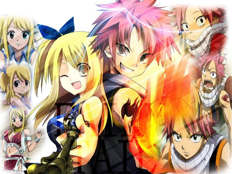 Anime Characters Collage — Yellow, Energetic