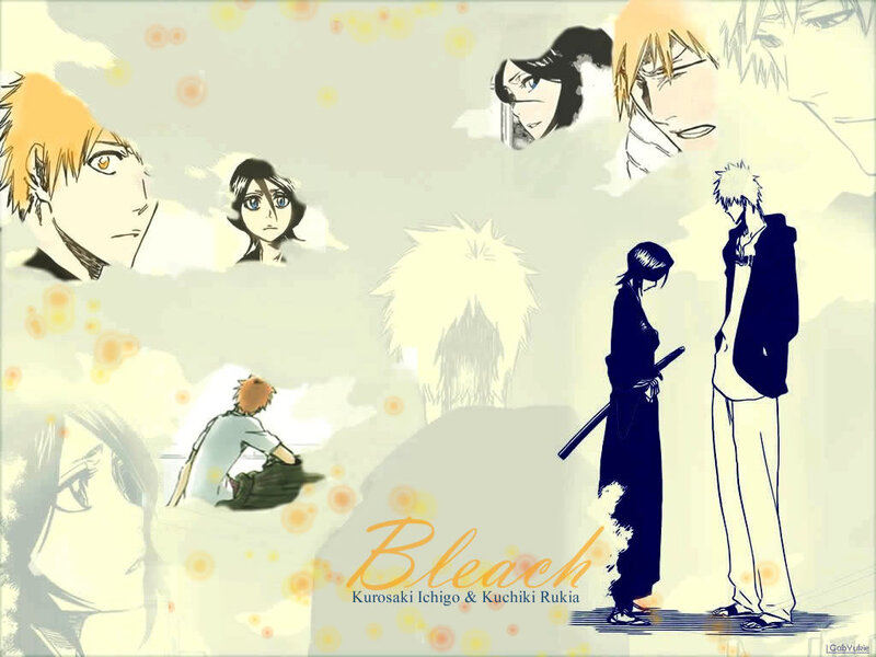 Anime Characters Collage — Yellow