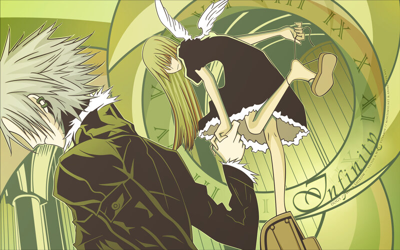 Anime Characters Dancing — Green, Dramatic