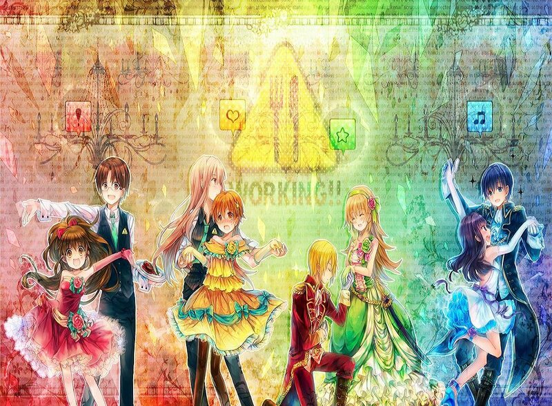 Anime Characters Dancing — Yellow