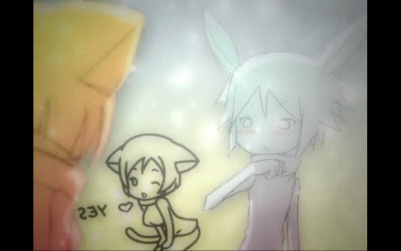 Anime Characters Drawing — Yellow