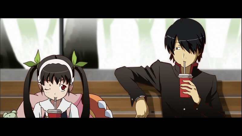 anime characters drinking beverages