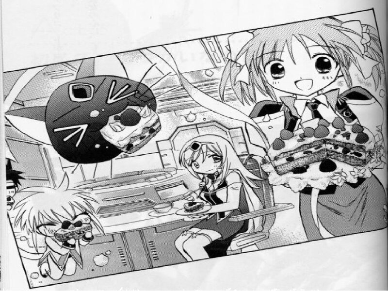 Anime Characters Eating Cake