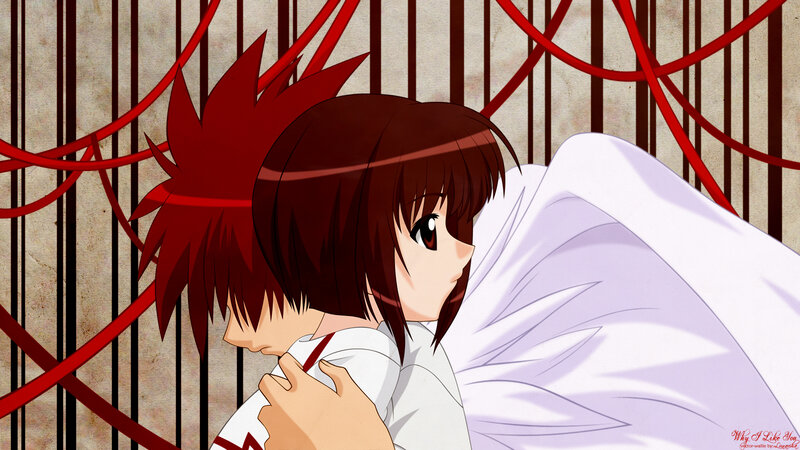 Anime Characters Embracing — Brown