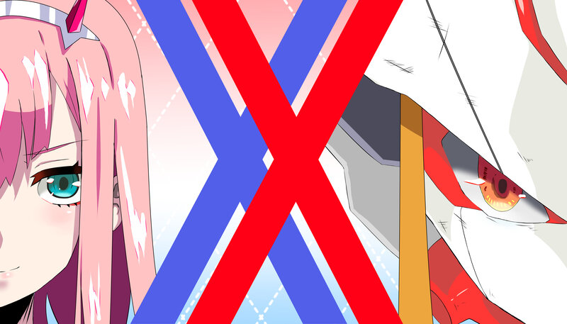 Anime Characters Facing Off — Red