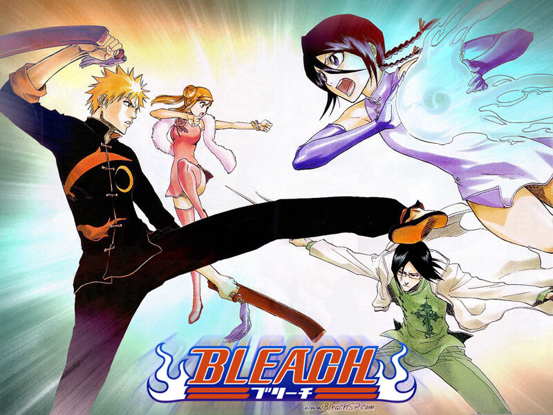 Anime Characters Fighting — Blue, Dramatic, Manga, Sword, Kick