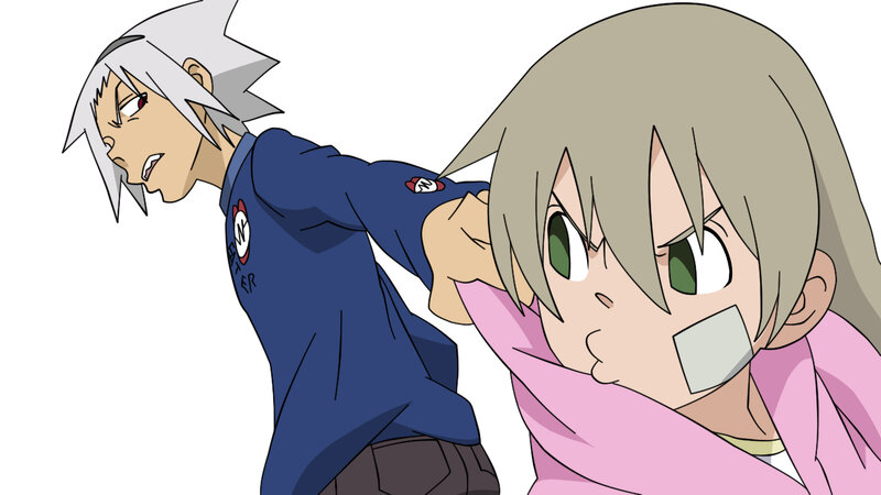 Anime Characters Fighting — Blue, Intense