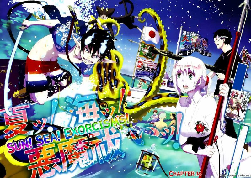 Anime Characters Fighting Octopus