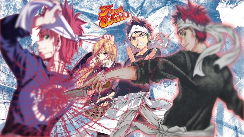 Anime Characters Fighting — Red, Dramatic, Manga, Action
