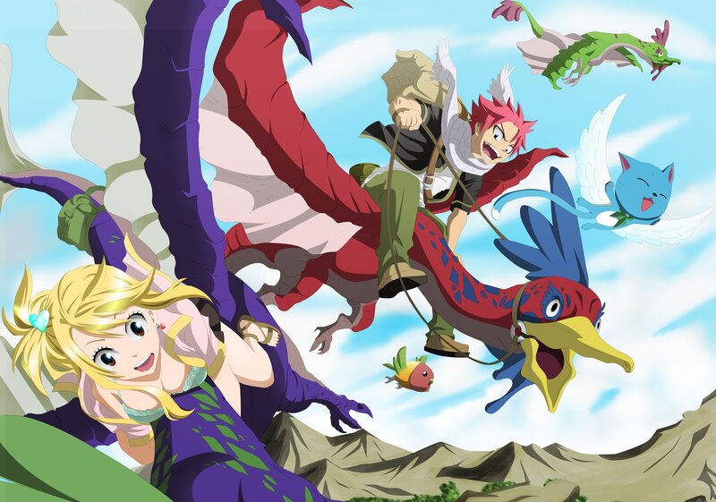 Anime Characters Flying