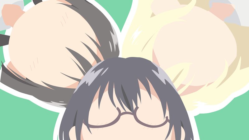 Anime Characters from Behind — Green