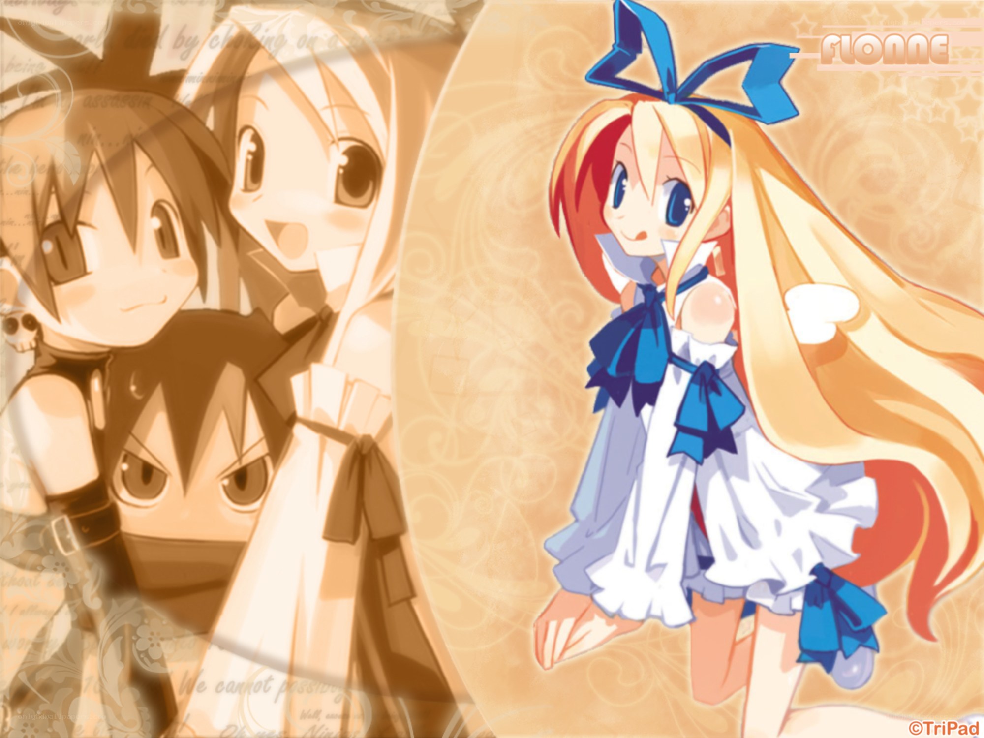 Anime characters from Flonne