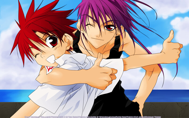 Anime characters giving thumbs up