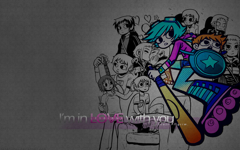 anime characters group art