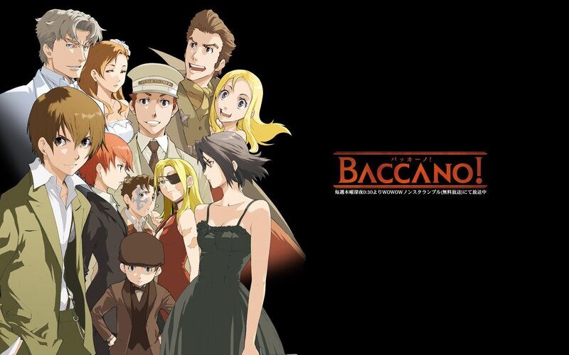 Anime Characters Group — Black, Dramatic, Text, Black Background