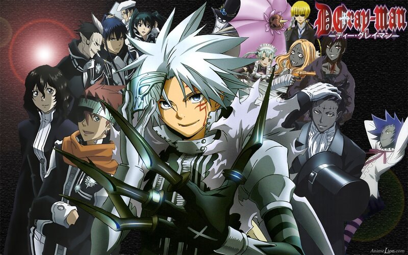 Anime Characters Group — Black, Dramatic, Weapons