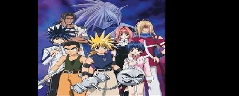 Anime Characters Group — Blue