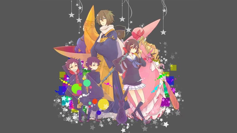 Anime Characters Group — Gray, Festive