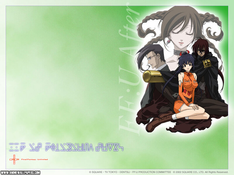 Anime Characters Group — Green, Calm