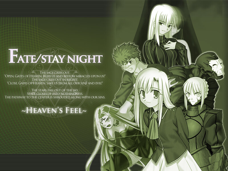Anime Characters Group — Green