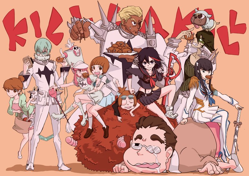 Anime Characters Group — Orange, Chaotic