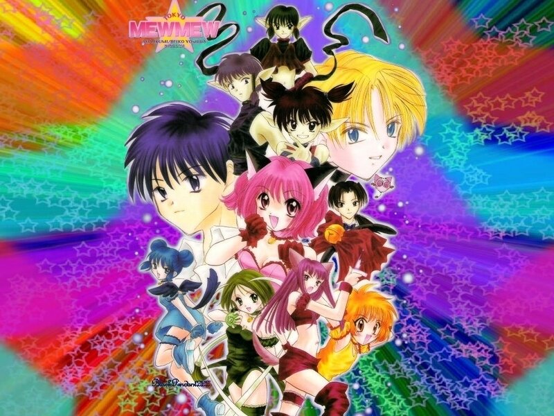 Anime Characters Group — Pink
