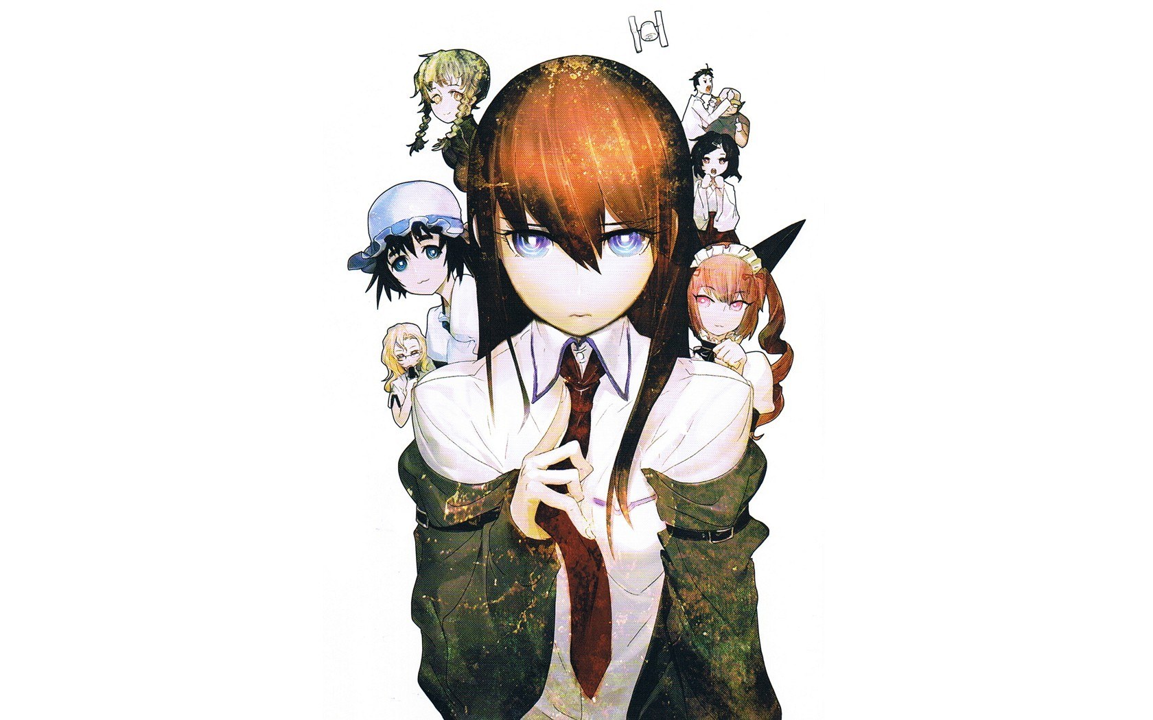 anime characters group portrait