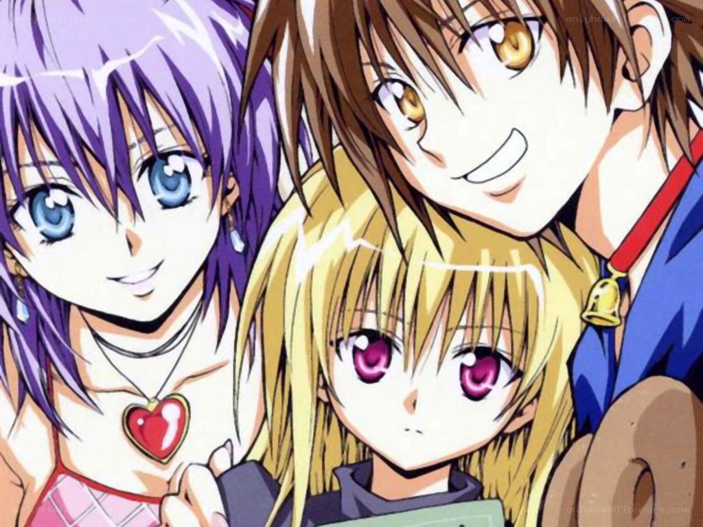 anime characters group portrait