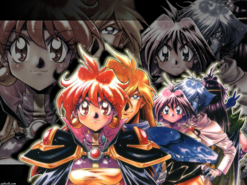 anime characters group portrait