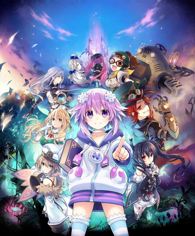 Anime Characters Group — Purple, Dramatic, Night, Castle