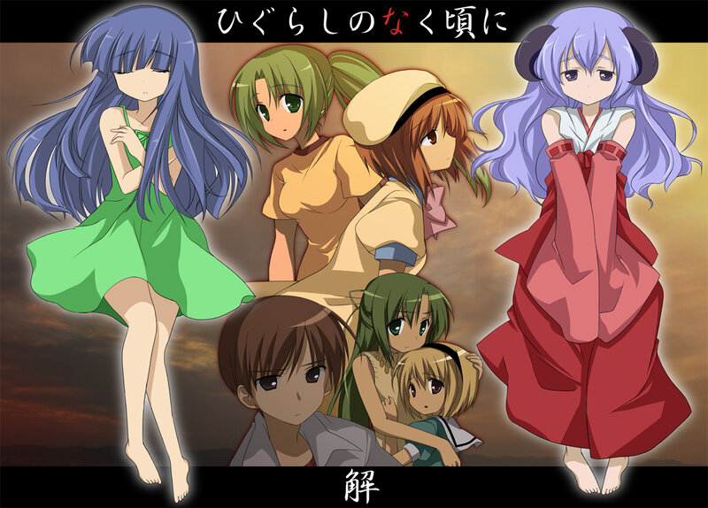 Anime Characters Group — Purple
