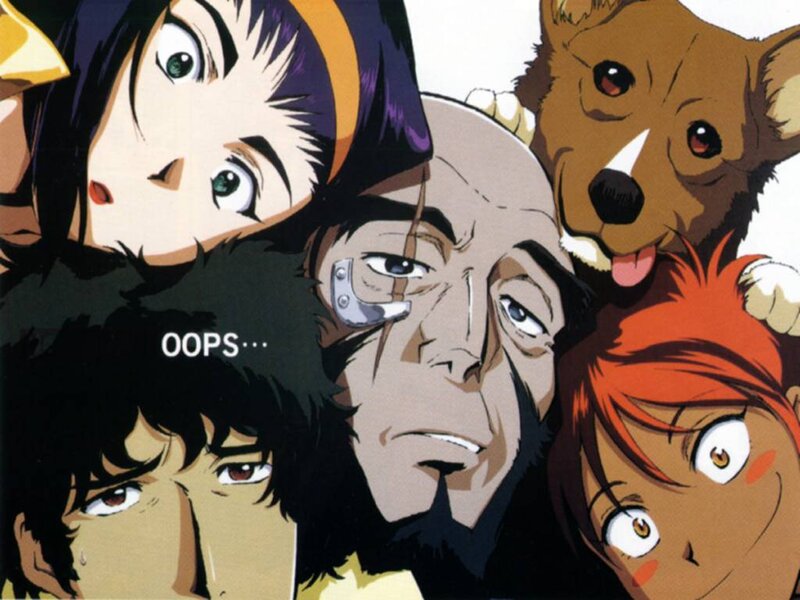 anime characters group shot