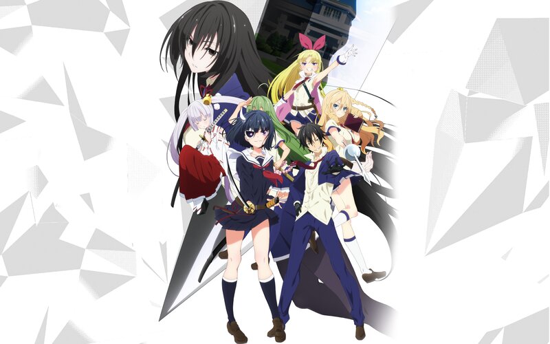 Anime Characters Group — White, Dramatic, Afternoon