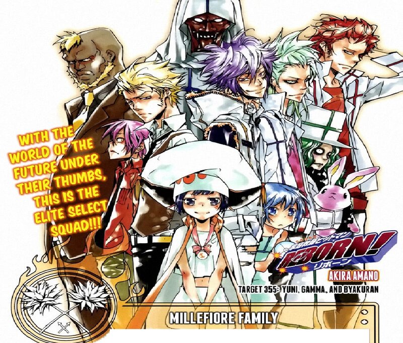 Anime Characters Group — White, Dramatic, Manga, Text