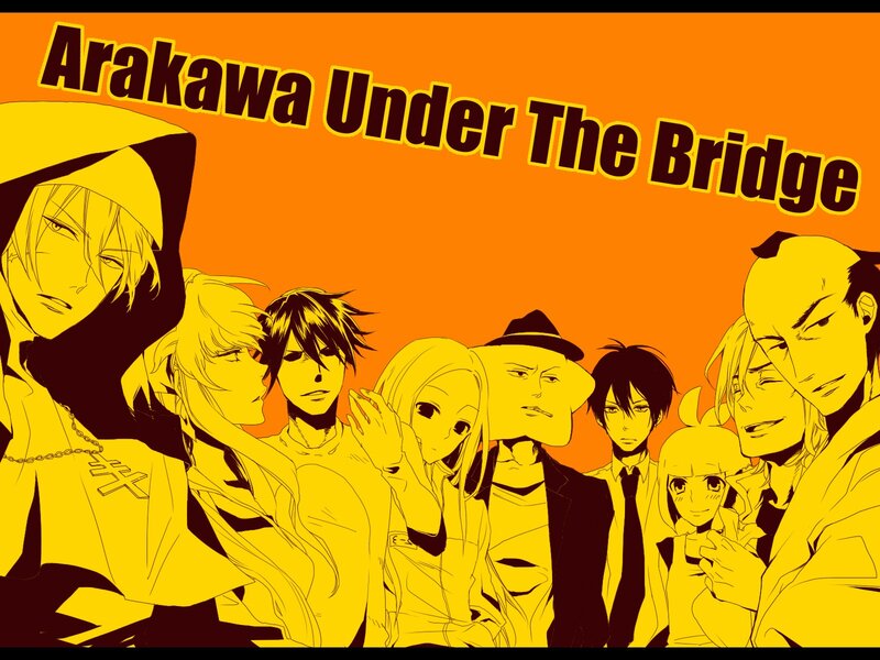 Anime Characters Group — Yellow, Dramatic, Manga