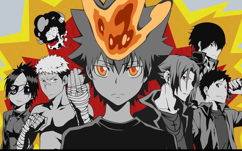 Anime Characters Group — Yellow