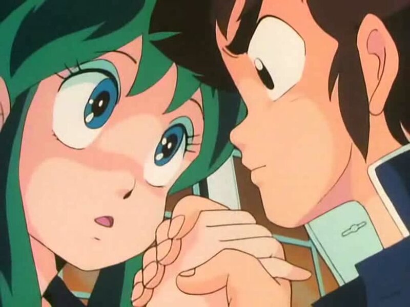 anime characters holding hands