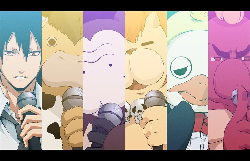 Anime Characters Holding Microphones