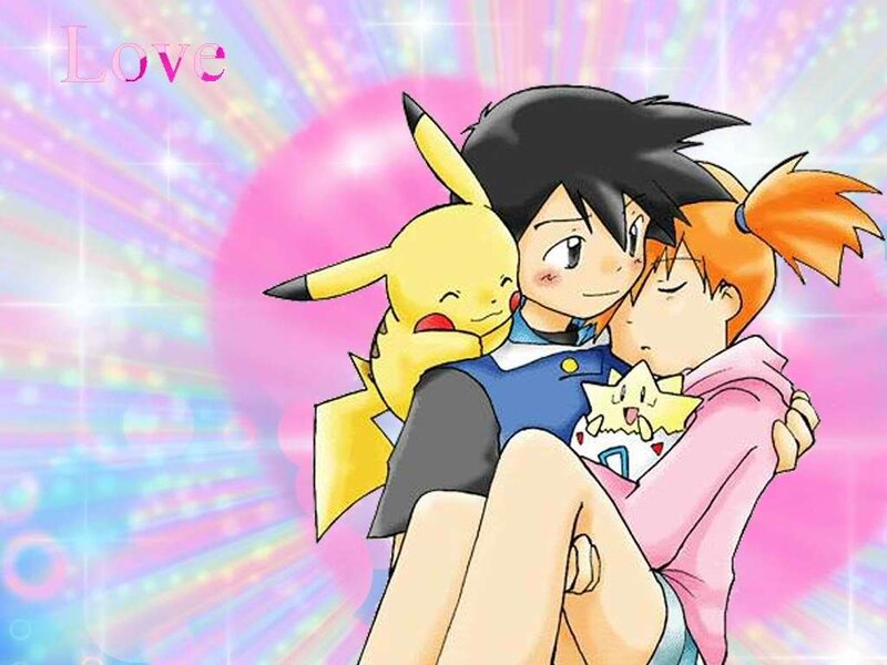 Anime Characters Hugging — Pink