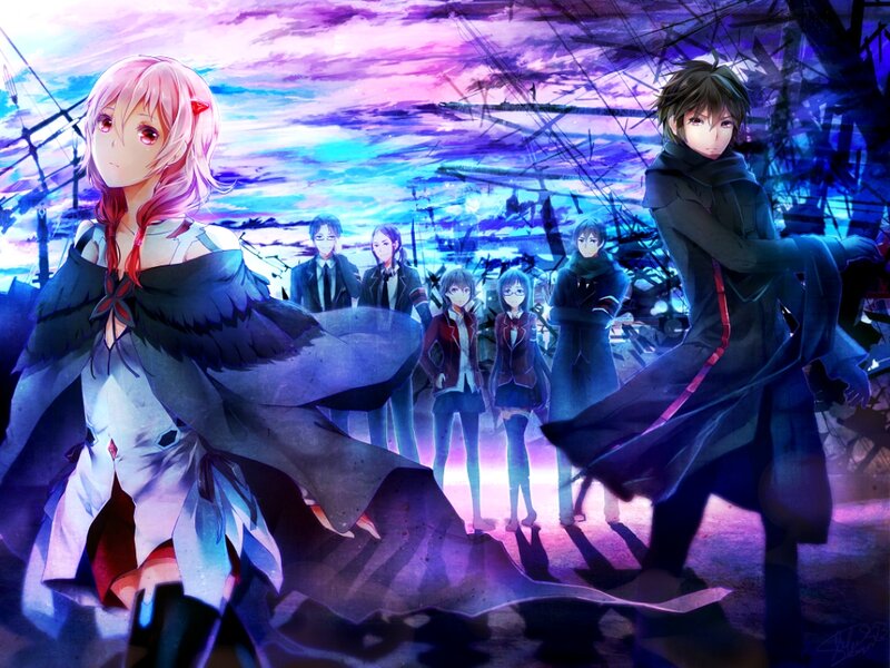 Anime Characters in a Battle — Purple