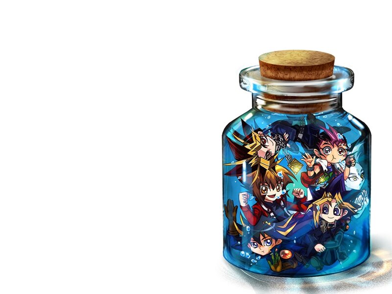 Anime Characters in a Bottle — Blue